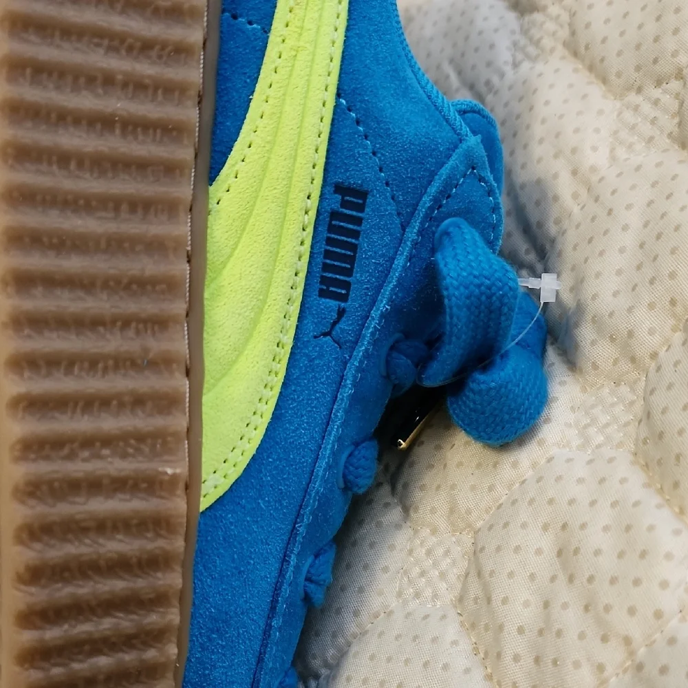 Puma X Fenty Creeper Phatty Junior's Speed Blue/Lime Pow/Gum Sneakers